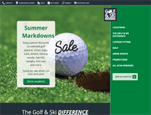 Tablet Screenshot of golfskiwarehouse.com